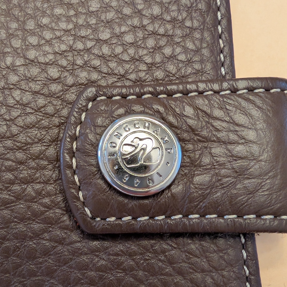 Longchamp Brown Leather Wallet - Picture 2 of 6